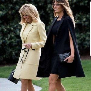 Black Cape Jacket Tuxedo cloak style XS